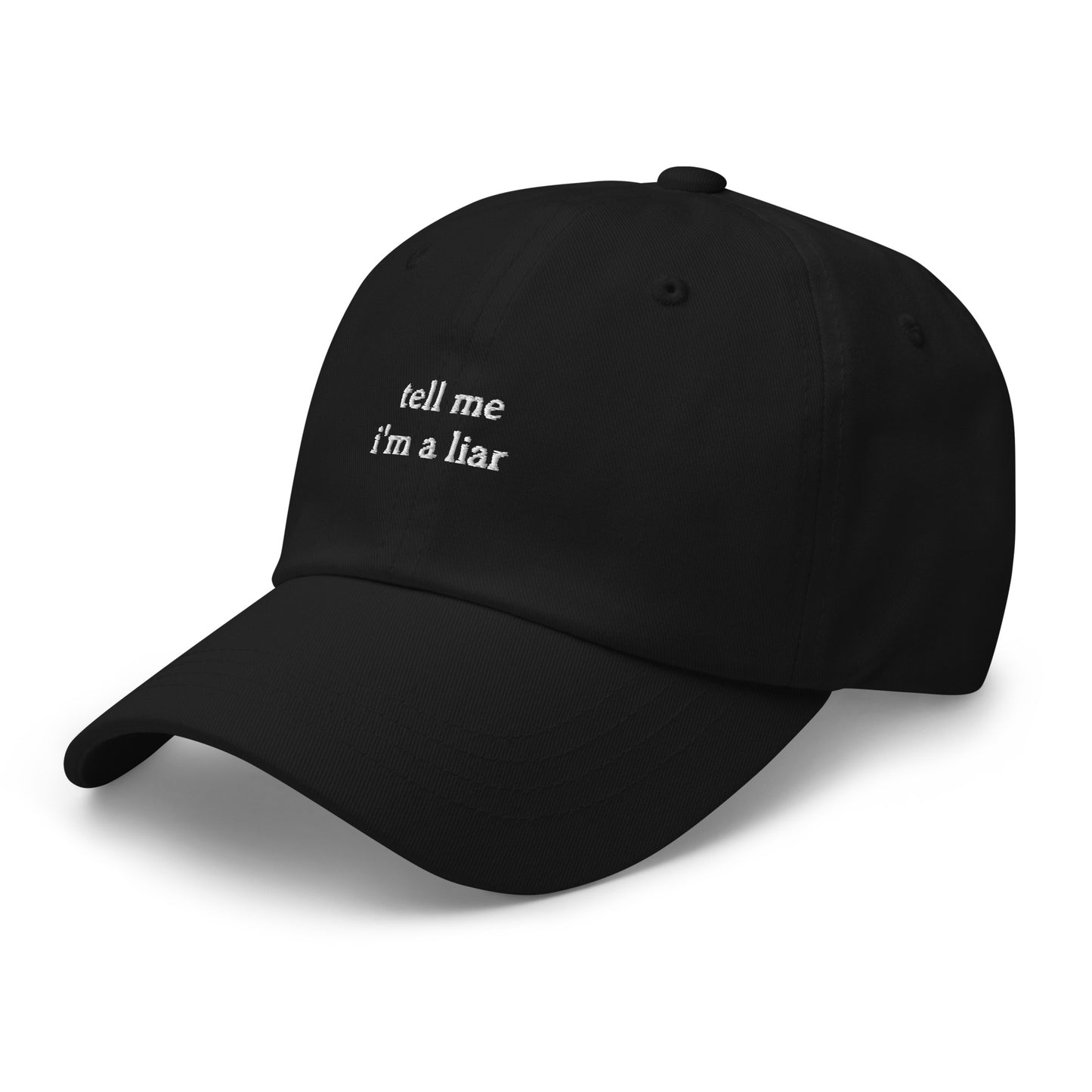 Casquette 'tell me i'm a liar'