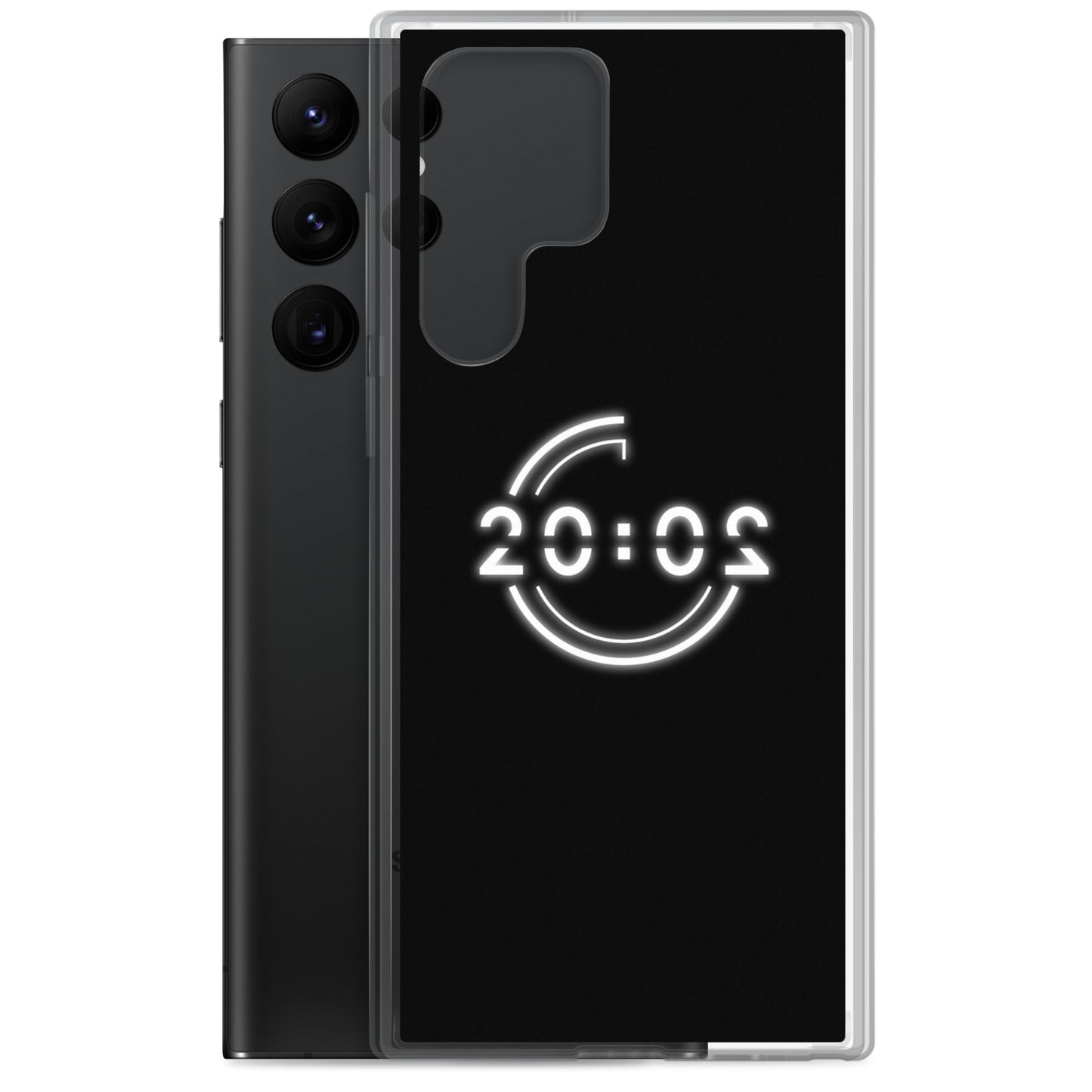 Coque 20:02 noire pour Samsung®