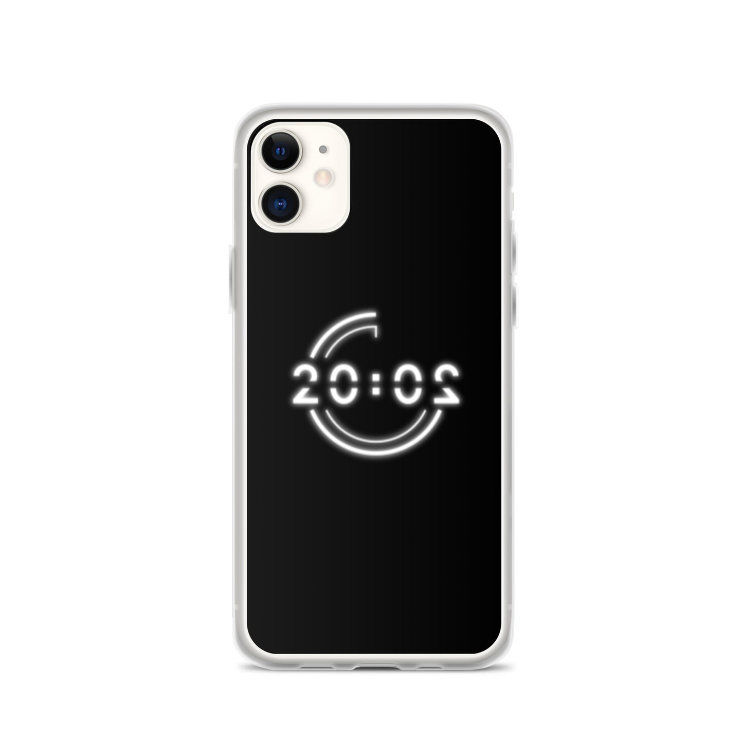 Coque 20:02 noire pour iPhone®