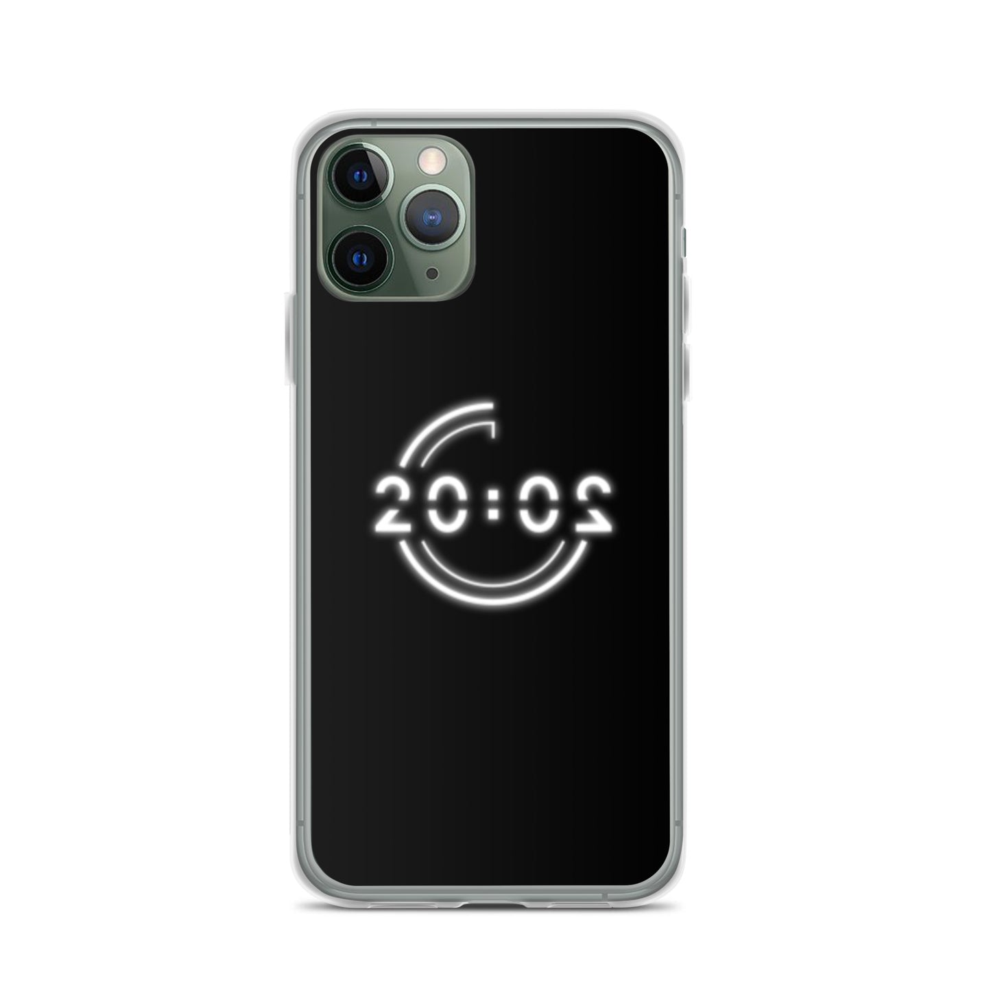 Coque 20:02 noire pour iPhone®
