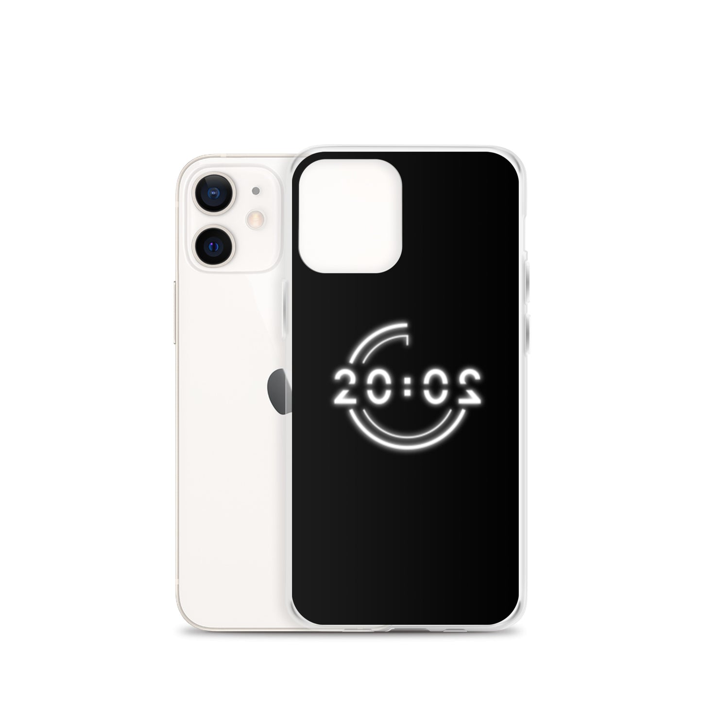 Coque 20:02 noire pour iPhone®