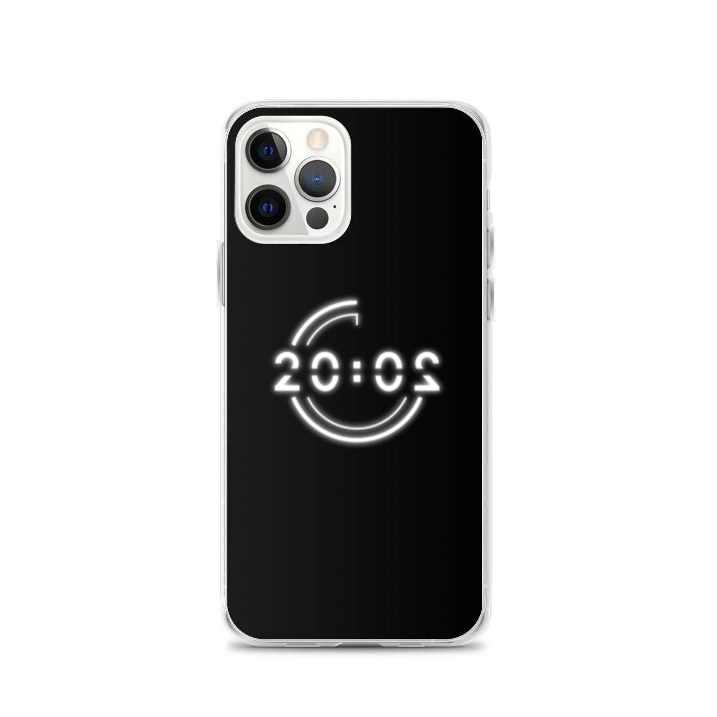 Coque 20:02 noire pour iPhone®