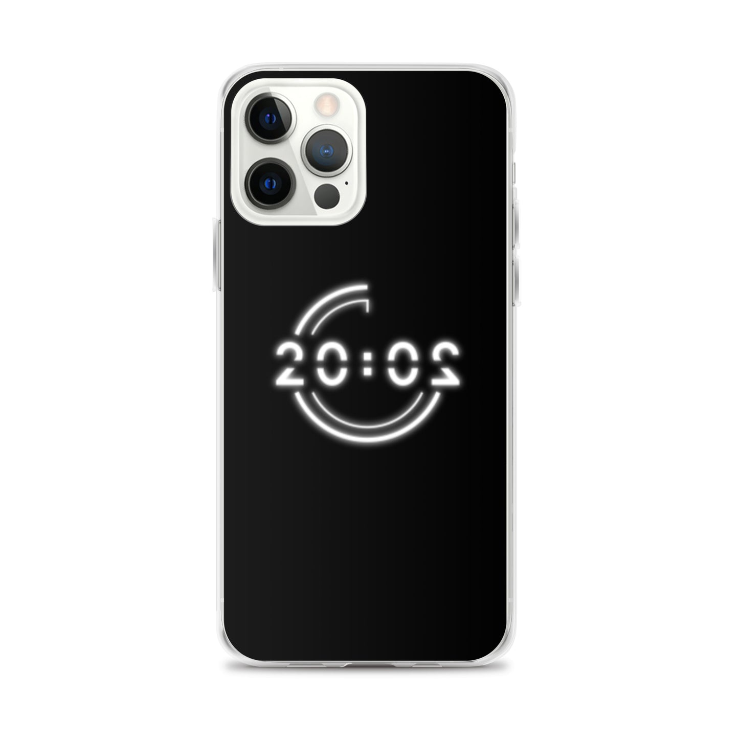 Coque 20:02 noire pour iPhone®