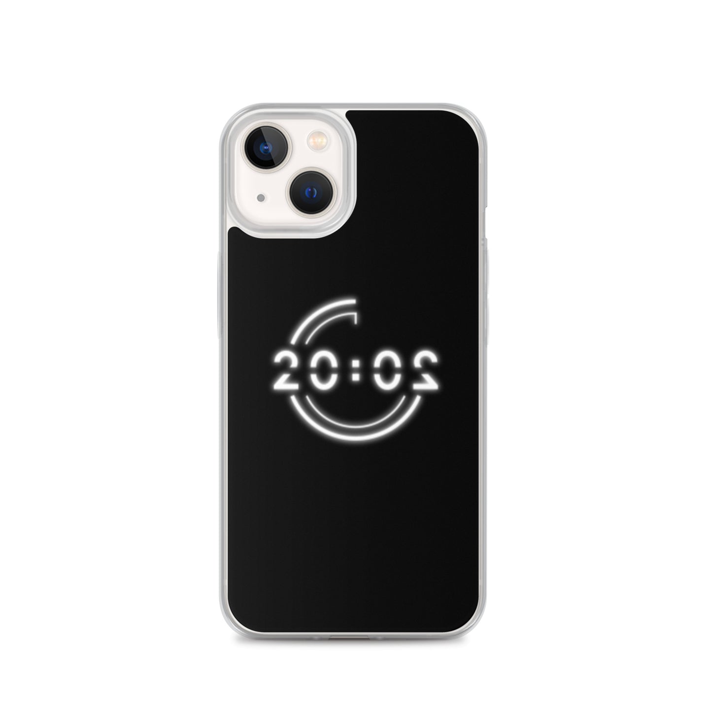 Coque 20:02 noire pour iPhone®