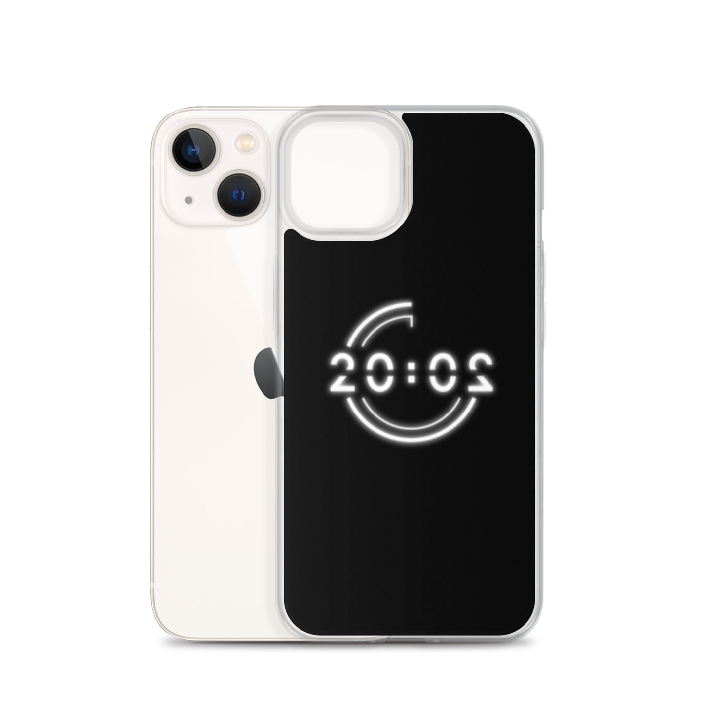 Coque 20:02 noire pour iPhone®