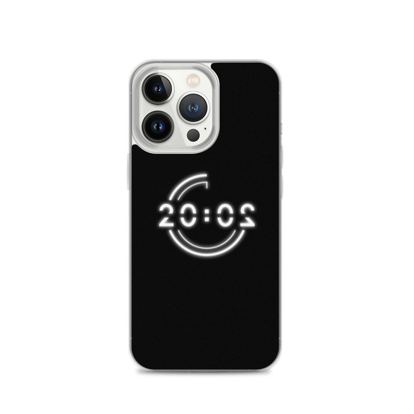 Coque 20:02 noire pour iPhone®