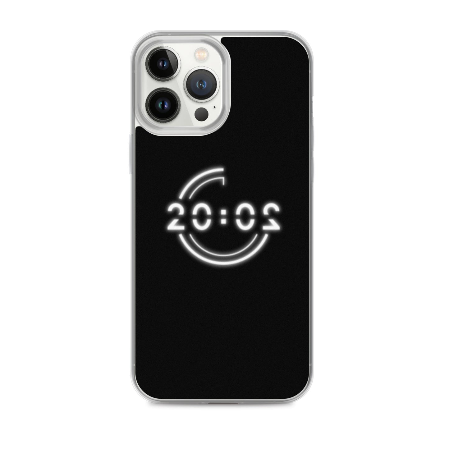 Coque 20:02 noire pour iPhone®
