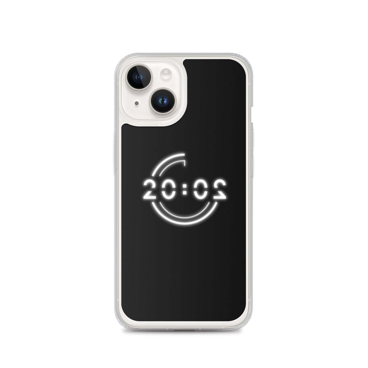 Coque 20:02 noire pour iPhone®