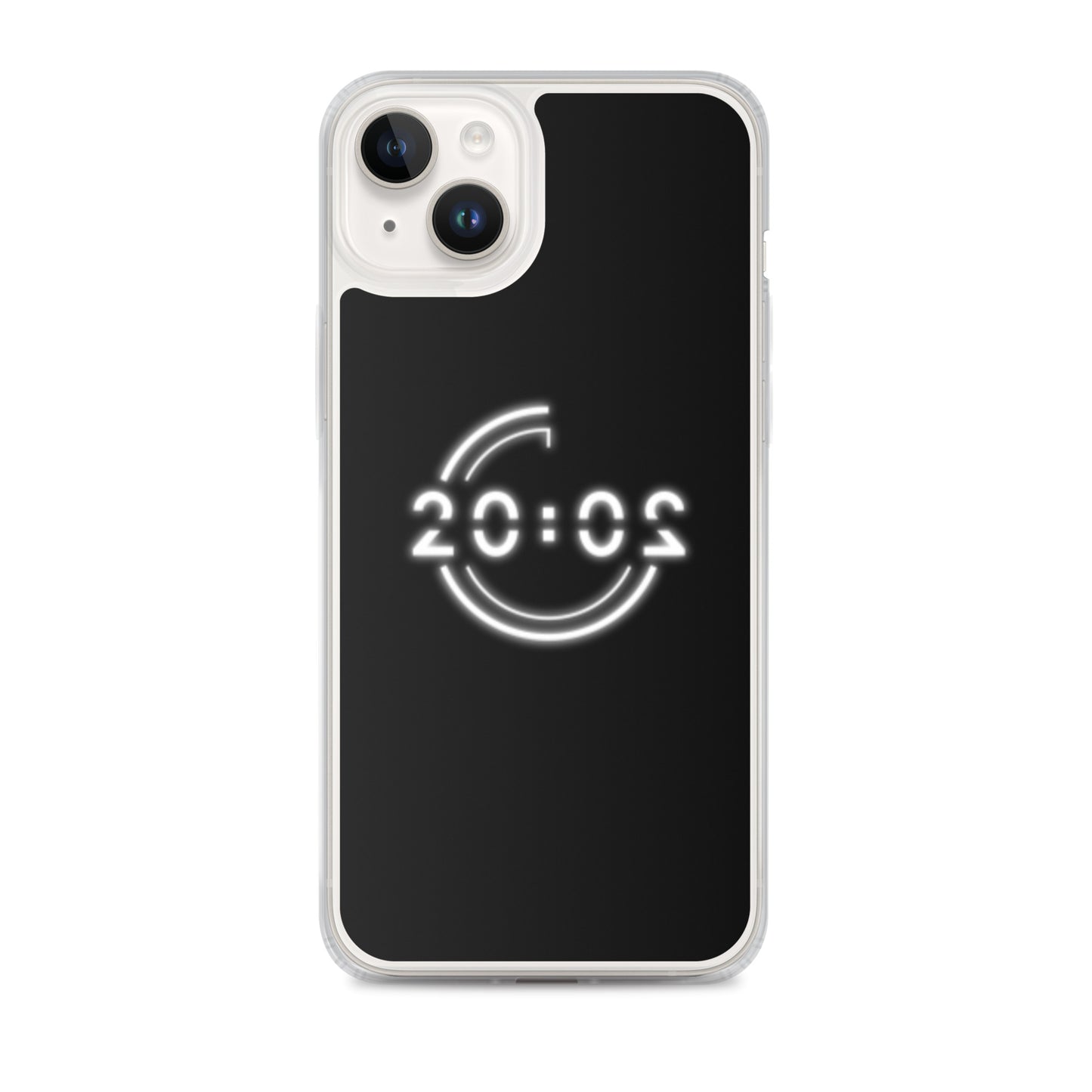Coque 20:02 noire pour iPhone®