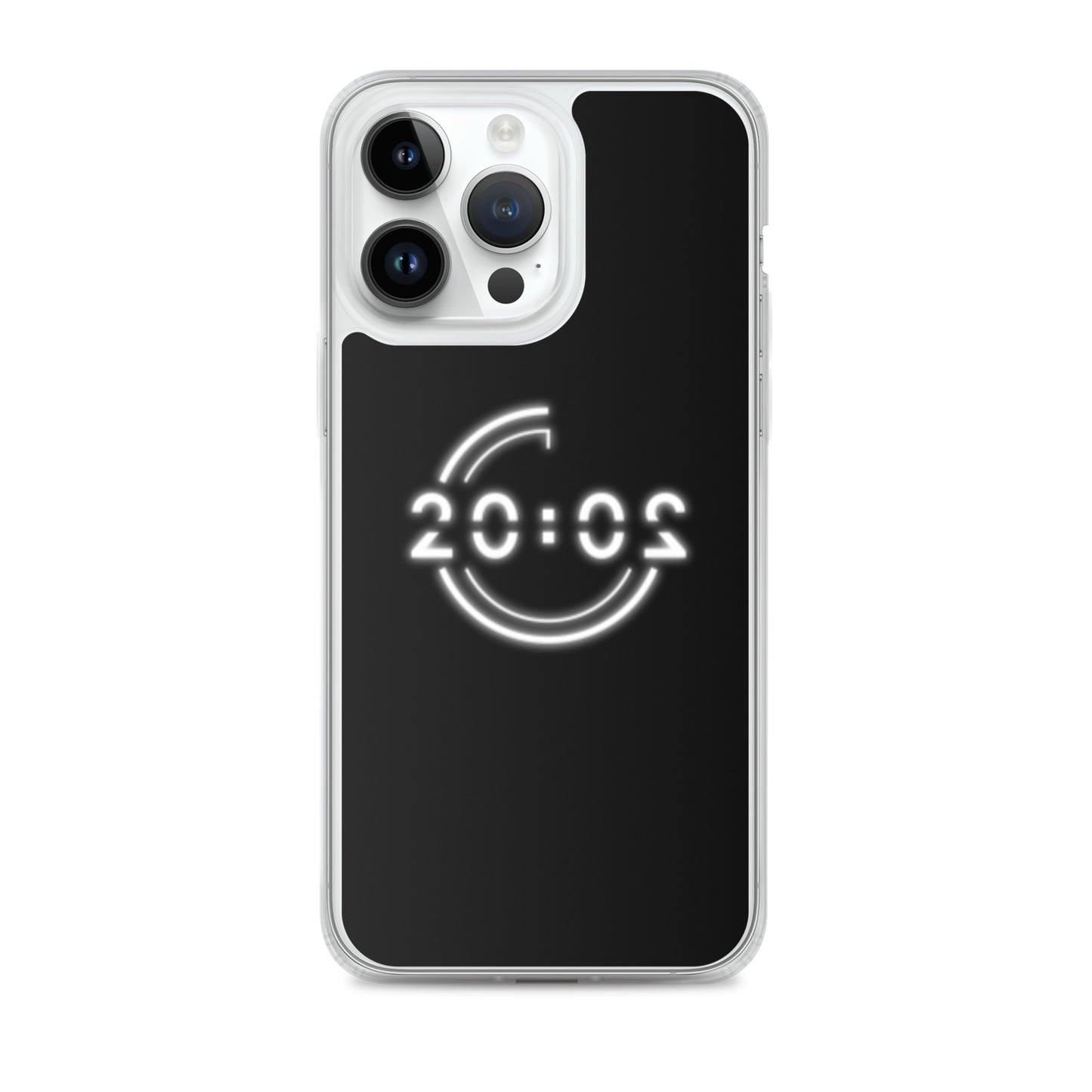 Coque 20:02 noire pour iPhone®