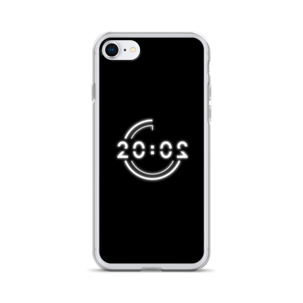 Coque 20:02 noire pour iPhone®