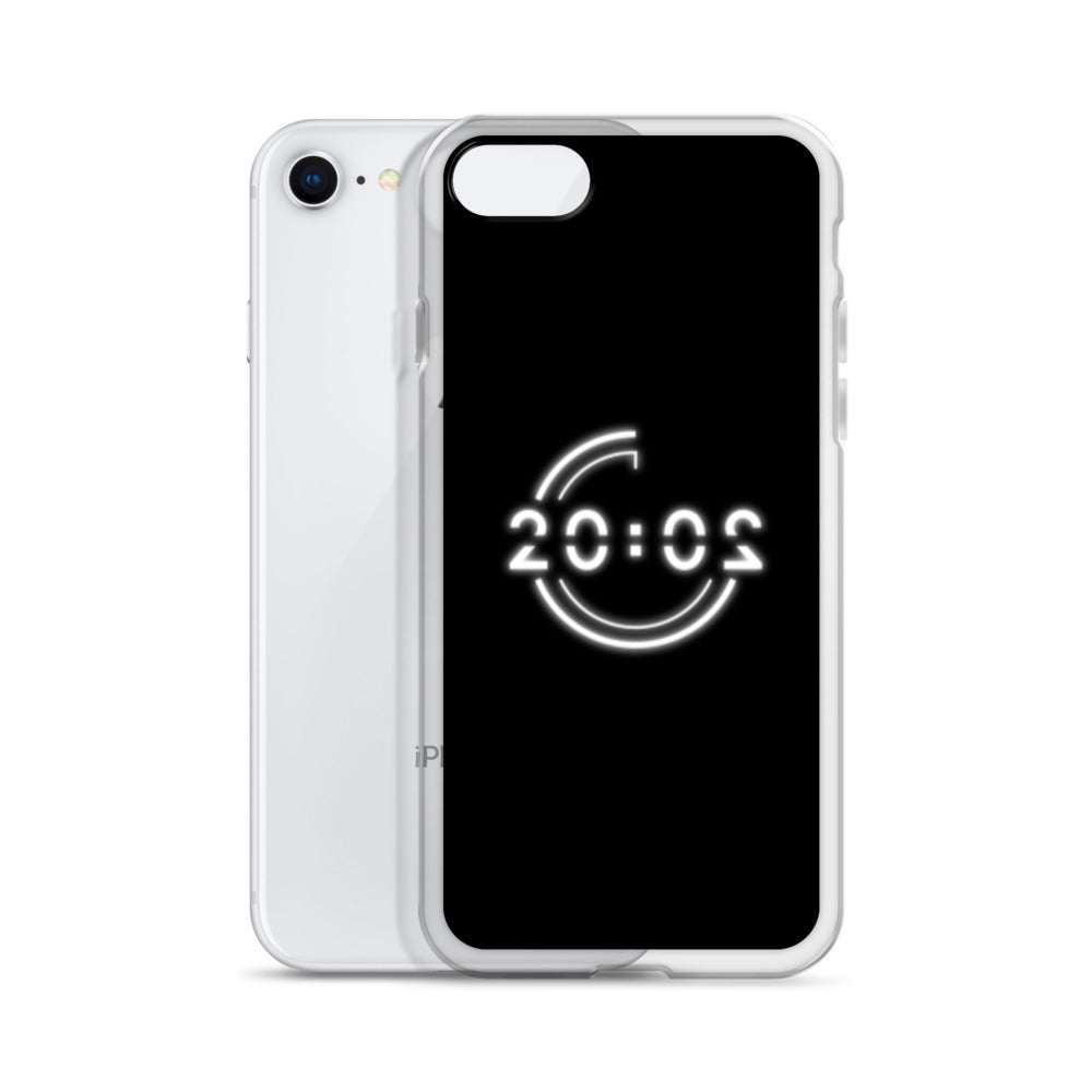 Coque 20:02 noire pour iPhone®