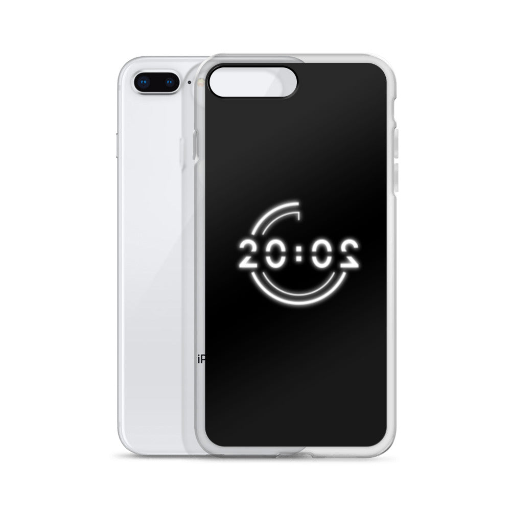 Coque 20:02 noire pour iPhone®