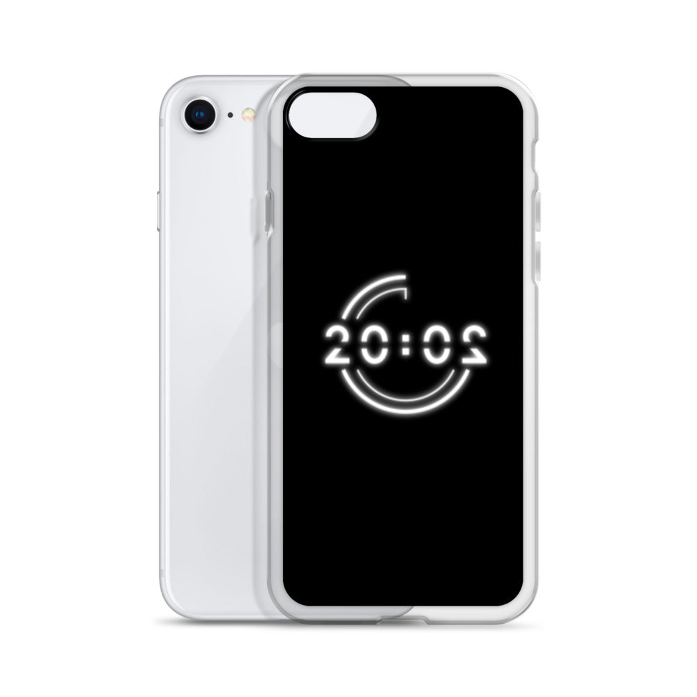 Coque 20:02 noire pour iPhone®