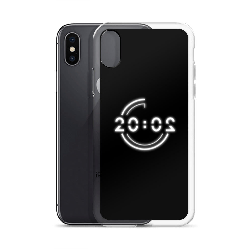 Coque 20:02 noire pour iPhone®