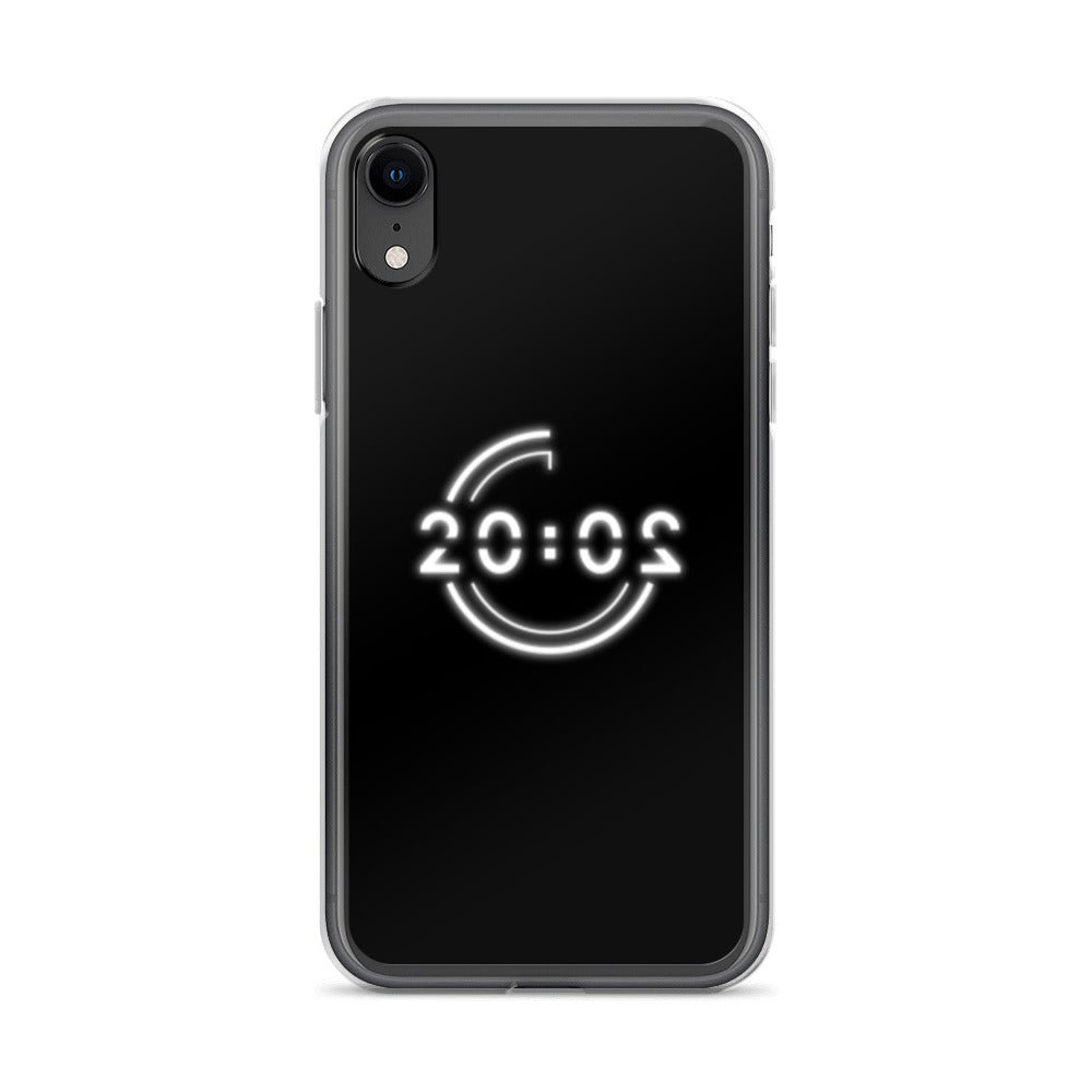 Coque 20:02 noire pour iPhone®