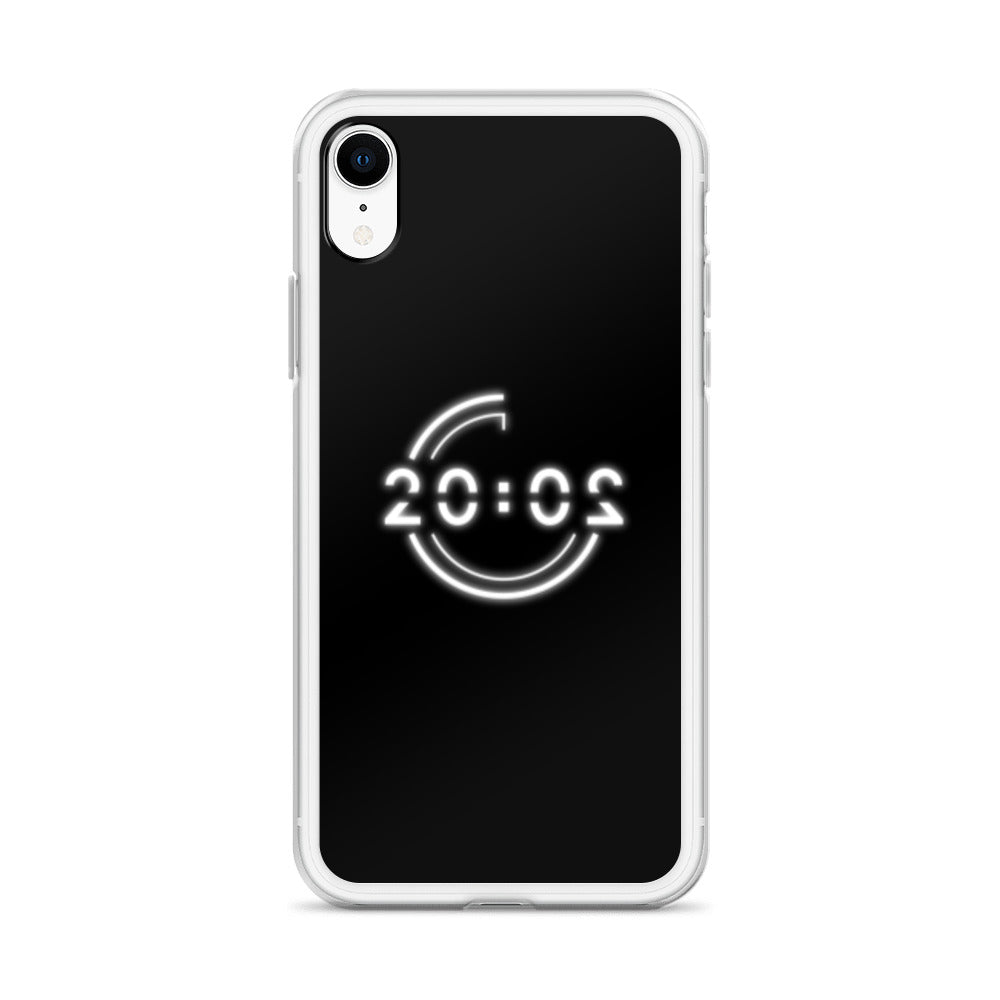Coque 20:02 noire pour iPhone®