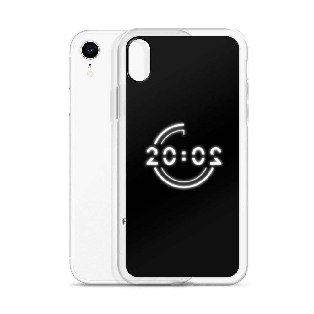Coque 20:02 noire pour iPhone®