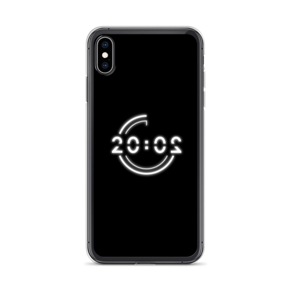 Coque 20:02 noire pour iPhone®