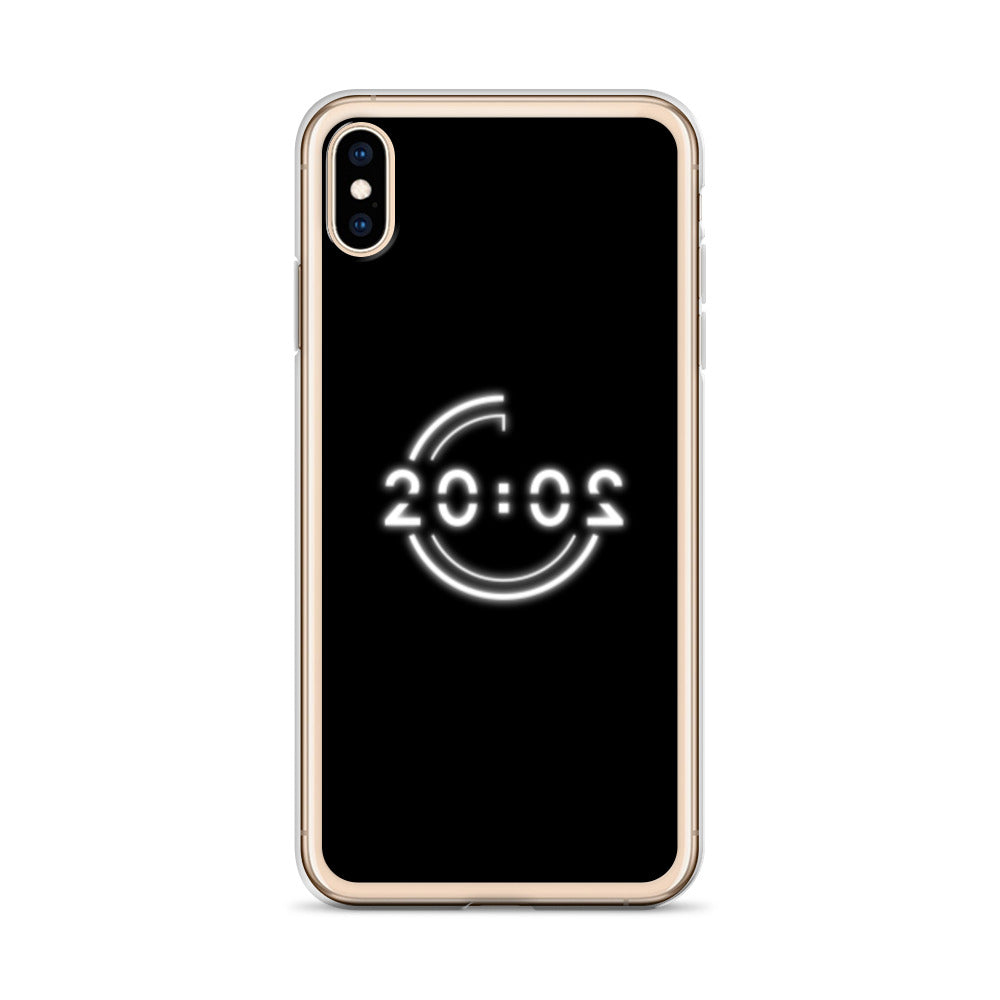 Coque 20:02 noire pour iPhone®