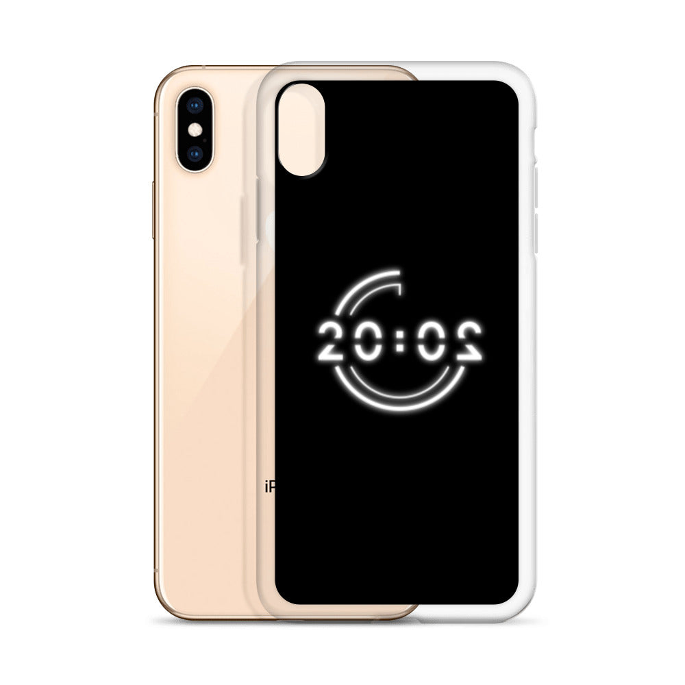 Coque 20:02 noire pour iPhone®